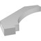 Ekena Millwork 3 1/2-in. W x 32-in. D x 32-in. H Imperial Architectural Grade PVC Knee Brace BRCP035X32X32IMP - alternate 6